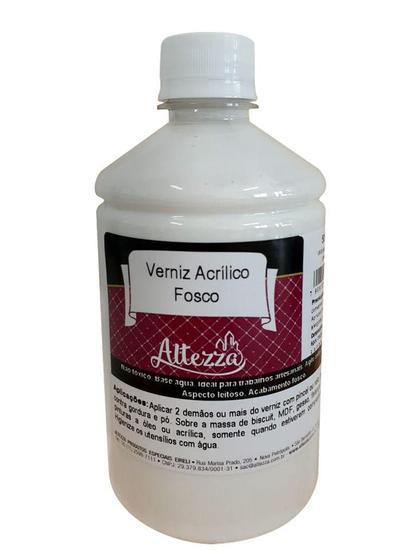 Imagem de Verniz Acrílico Fosco Artesanato 500ml Altezza Rende Muito