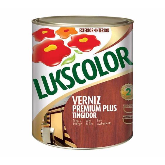 Imagem de VERNIZ BASE DÁGUA 900ml - MOGNO - Lukscolor