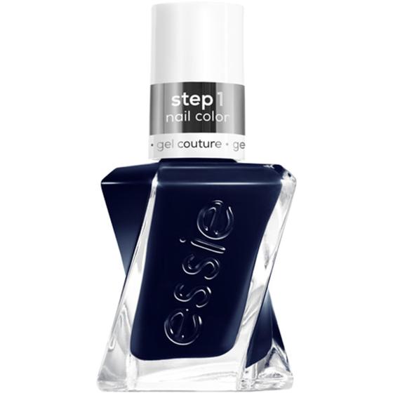 Imagem de Verniz de unhas Essie Gel Couture Vegan de longa duração azul marinho