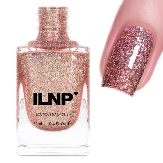 Imagem de Verniz de Unhas ILNP Juliette - Holográfico Rose Gold