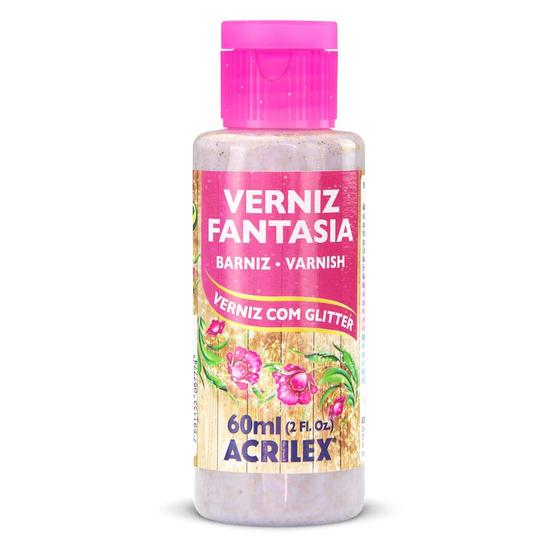 Imagem de Verniz Fantasia 60ml Acrilex (para acabamento brilhante com efeito glitter) 20860