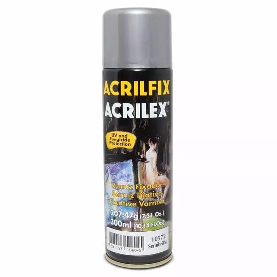 Imagem de Verniz Fixador Acrilfix Acrilex Semibrilho 10572 300ml