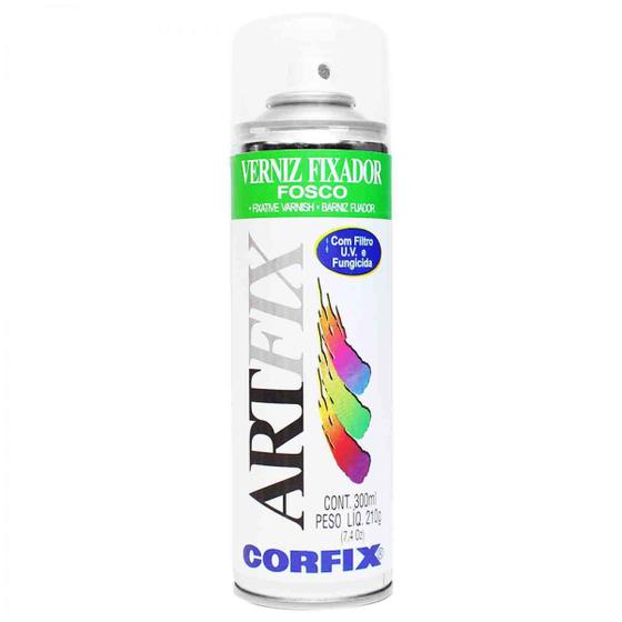 Imagem de Verniz Fixador Spray Artfix Fosco Corfix 300ml