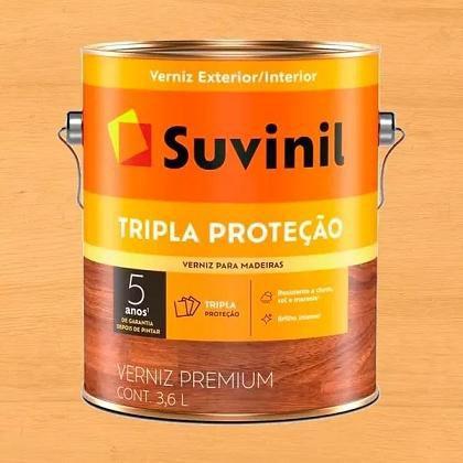 Imagem de Verniz Madeira Tripla Proteção Suvinil 3,6l  3 Filtro Solar