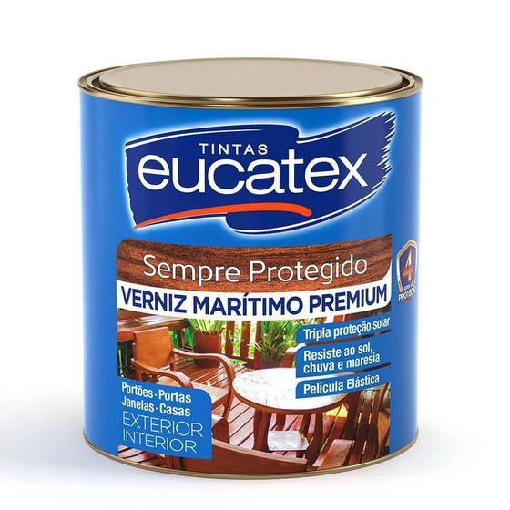 Imagem de Verniz maritimo acetinado premium 900ml eucatex