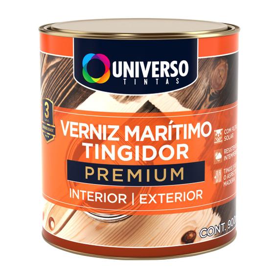 Imagem de Verniz Marítimo Tingidor Premium Universo Tintas 900Ml - Imbuía