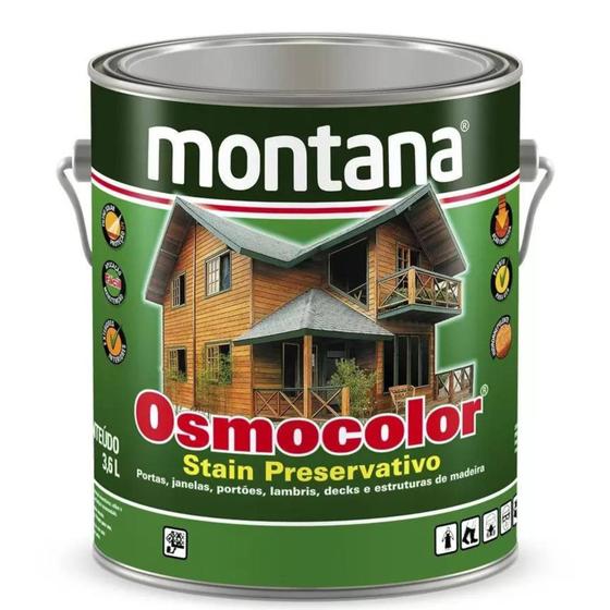 Imagem de Verniz Osmocolor Stain Castanheira Acetinado 900ml Montana Madeira