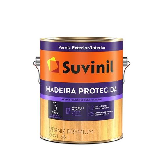 Imagem de Verniz Proteção Dupla Natural Brilhante 3,6L Suvinil