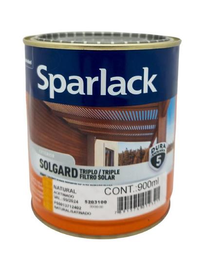 Imagem de Verniz solgard filtro solar natural ac 900ml sparlack