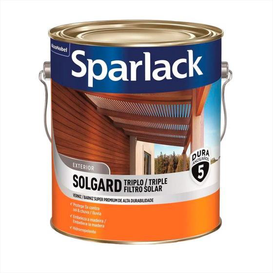 Imagem de Verniz Solgard Triplo Filtro Solar 3,6 Litros Sparclack