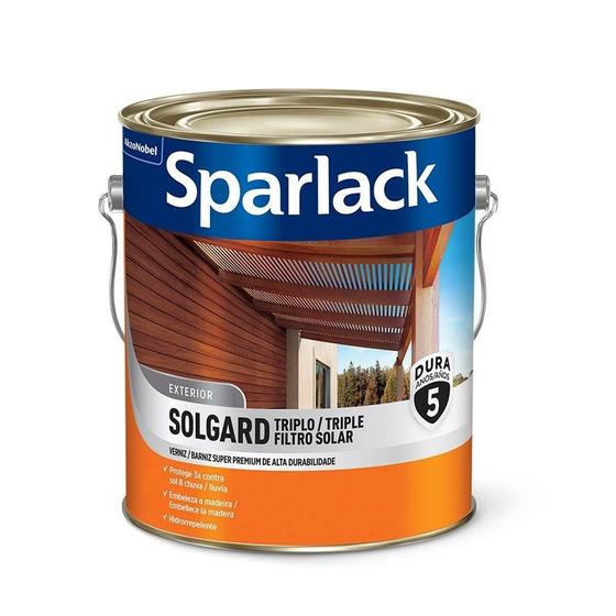 Imagem de Verniz Solgard Triplo Filtro Solar Brilhante Natural 3.6l Sparlack Coral