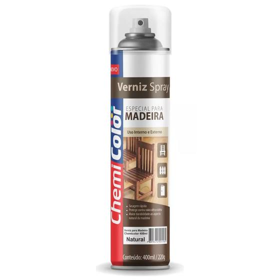 Imagem de Verniz Spray Especial Acabamento Madeira Cor Natural 400ml