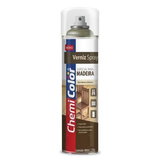 Imagem de Verniz Spray Madeira Natural 400ml Chemicolor