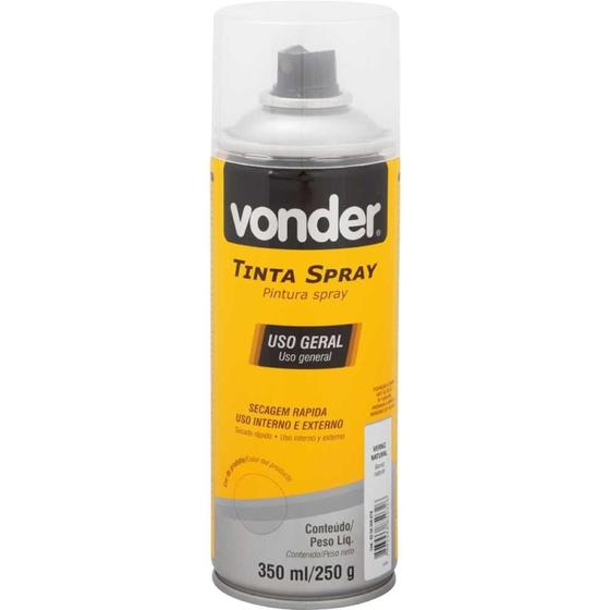 Imagem de Verniz Spray Uso Geral 350ML/250G Vonder