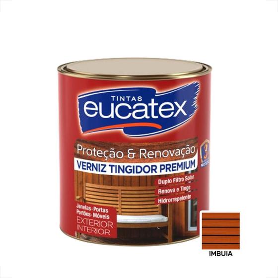 Imagem de Verniz tingidor eucatex imbuia 900ml