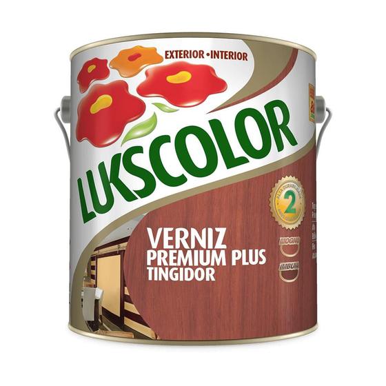 Imagem de Verniz Tingidor Mogno Lukscolor Prem Plus 900ml