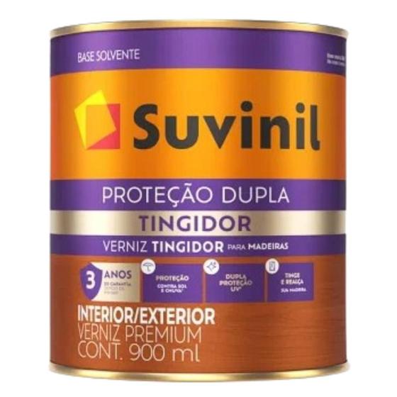 Imagem de Verniz tingidor para madeira mogno 900ml suvinil