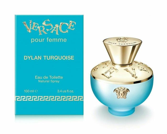 Imagem de Versace Dylan Turquoise Perfume Feminino  Eau de Toilette 100ml Importado