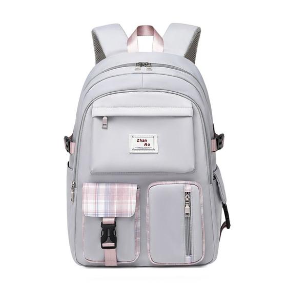 Imagem de Versão coreana do Harajuku Campus School Bag, Ensino Médio