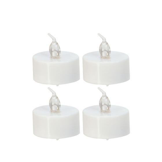 Imagem de Versatilidade em Miniatura Kit 4 Velas LED Artificial Brilho Duradouro