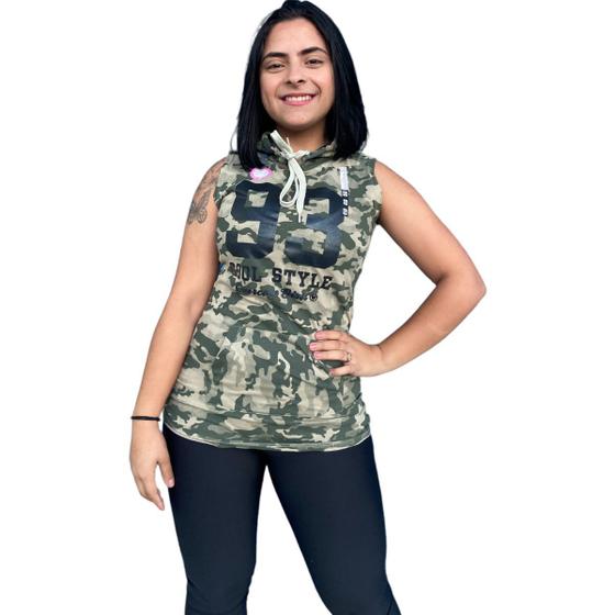 Imagem de Veste legue regata com touca overcore