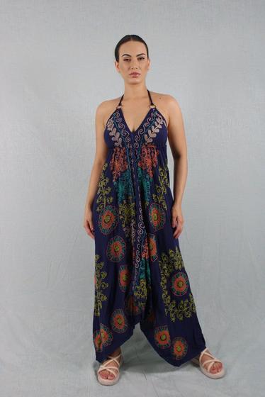 Imagem de Vestido batik com estampa bordada A2Z-280-B