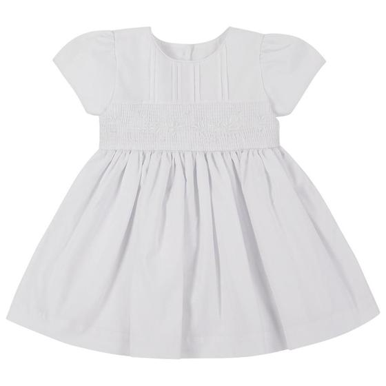 Imagem de Vestido Batizado Bordado Casinha de Abelha Bebê Papilloo