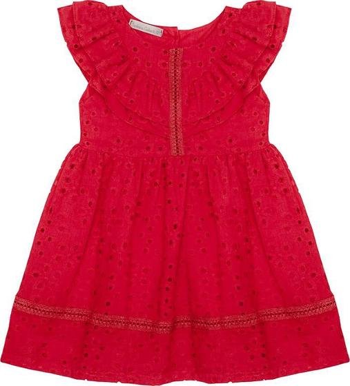 Imagem de Vestido Bebê Lesie Vermelho Natal Festa  Papilloo