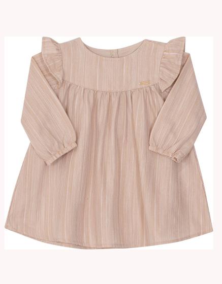 Imagem de Vestido Bebê Manga Longa Tricoline Nini &amp Bambini