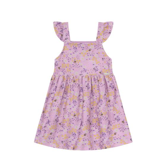 Imagem de Vestido bebê menina de florzinhas Brandili Baby