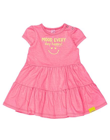 Imagem de Vestido Bebê Menina Midi Rosa Neon Momi