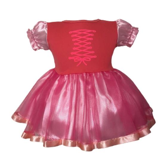 Imagem de Vestido Bela Adormecida Aurora Mesversário e Aniversario Vovó Caprichosa Kids