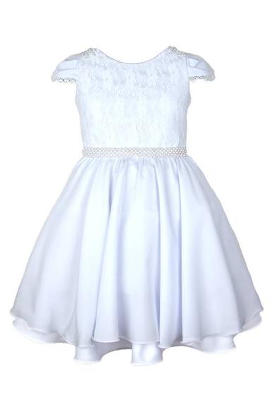 Imagem de Vestido Branco infantil Festa - Primeira comunhão - Formatura