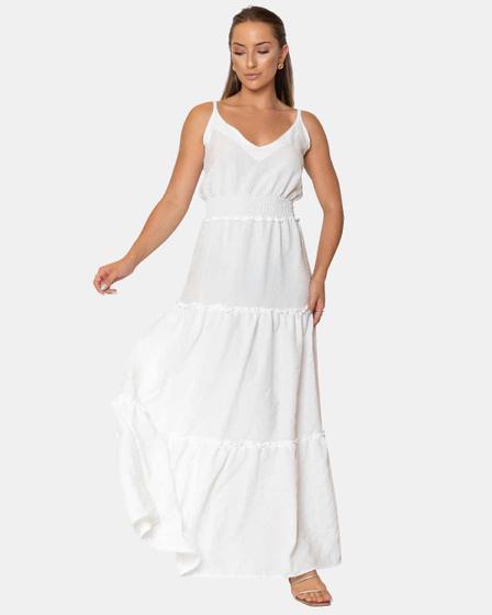 Imagem de Vestido Branco  Longo Off White