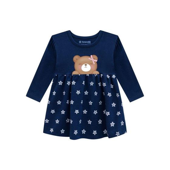 Imagem de Vestido Brandili Em Malha Cotton Menina Bebê