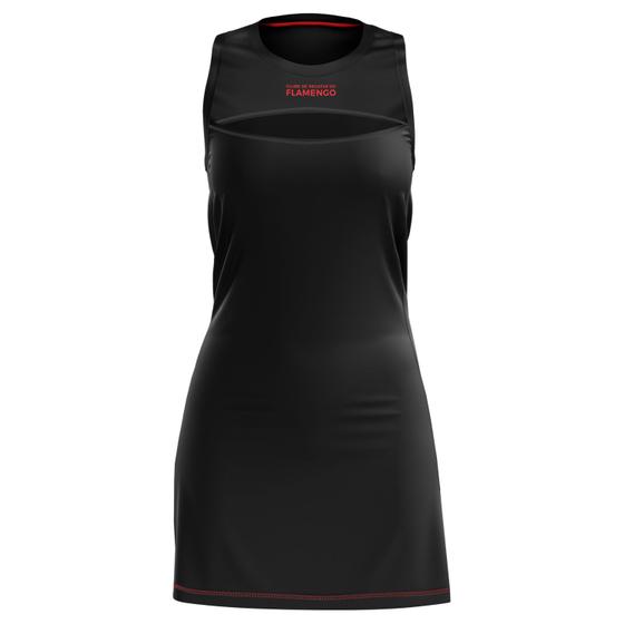 Imagem de Vestido Braziline Dusty Flamengo Feminino - Preto