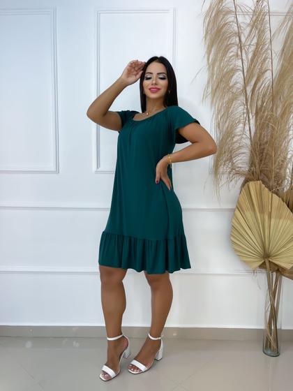 Imagem de Vestido Ciganinha Ombro a Ombro Médio Feminino Laço Removível Vestido Rodado Moda Casual Verão Tamanho Único 38-46