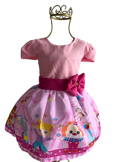 Imagem de Vestido Circus Luxo Temático Infantil