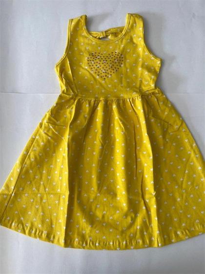 Imagem de Vestido coração amarelo - tam 04 - duduka