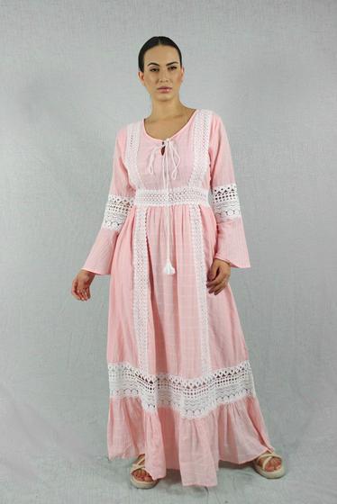 Imagem de Vestido curto de viscose com bordado MHI-591