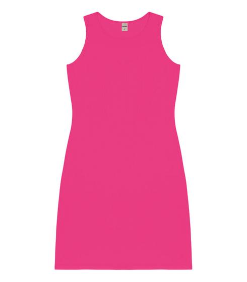 Vestido Curto Em Ribana Canelada Rovitex Rosa Menor preço em Vestido Curto Em Ribana Canelada Rovitex Rosa