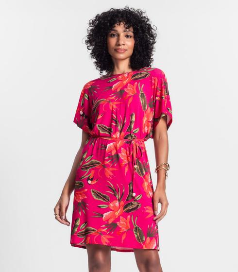 Imagem de Vestido Curto Estampado Rovitex Rosa