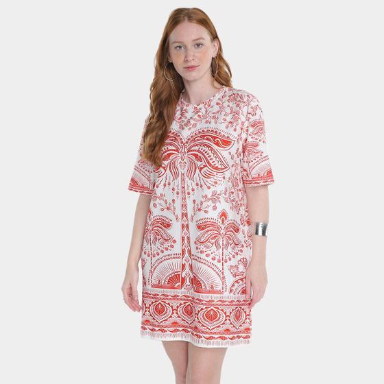 Vestido Curto Farm Passeio De Rio Feminino Menor preço em Vestido Curto Farm Passeio De Rio Feminino