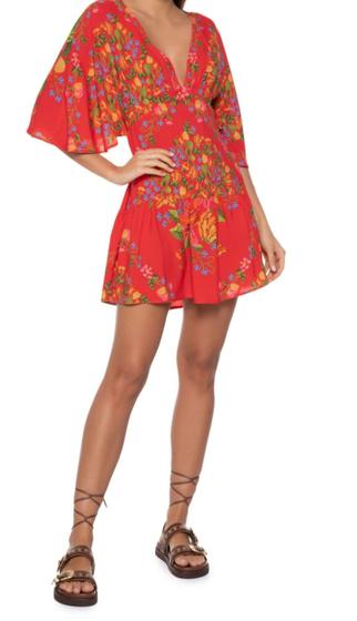 Vestido curto vitamina de verão farm - vermelho- verão 2024 Menor preço em Vestido curto vitamina de verão farm - vermelho- verão 2024