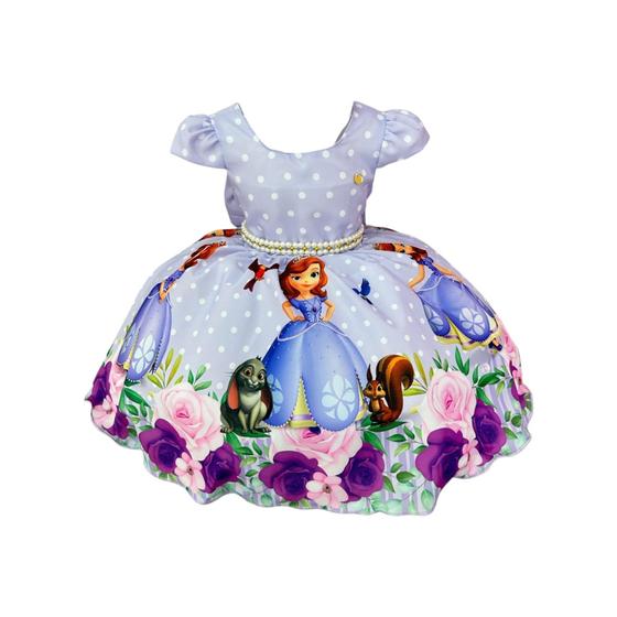 Imagem de Vestido Da Princesa Sofia Disney Luxo