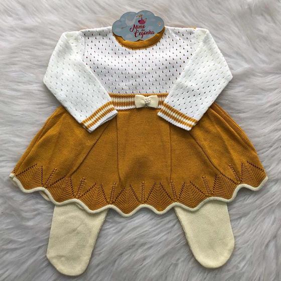 Vestido De Bebê Maria Alice Para Recém Nascido - Mimo da Cegonha ...