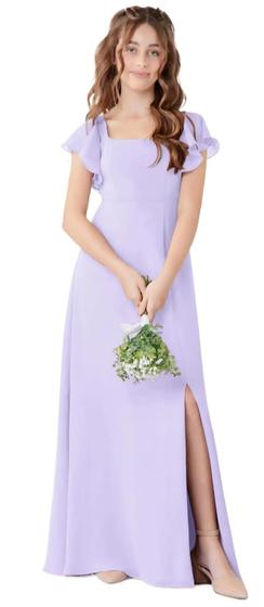 Vestido de Dama de Honra Jirocum Infantil Modelo JR001 Lilás
