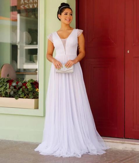 Imagem de Vestido De Festa Brilhante Casamento Madrinhas Mãe Noiva