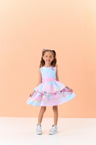 Festa Infantil Roupas De UnicÃ³rnio Para Festa Vestidos Infantis O