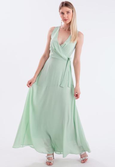 Imagem de Vestido de festa longo verde menta - Ref. 2719